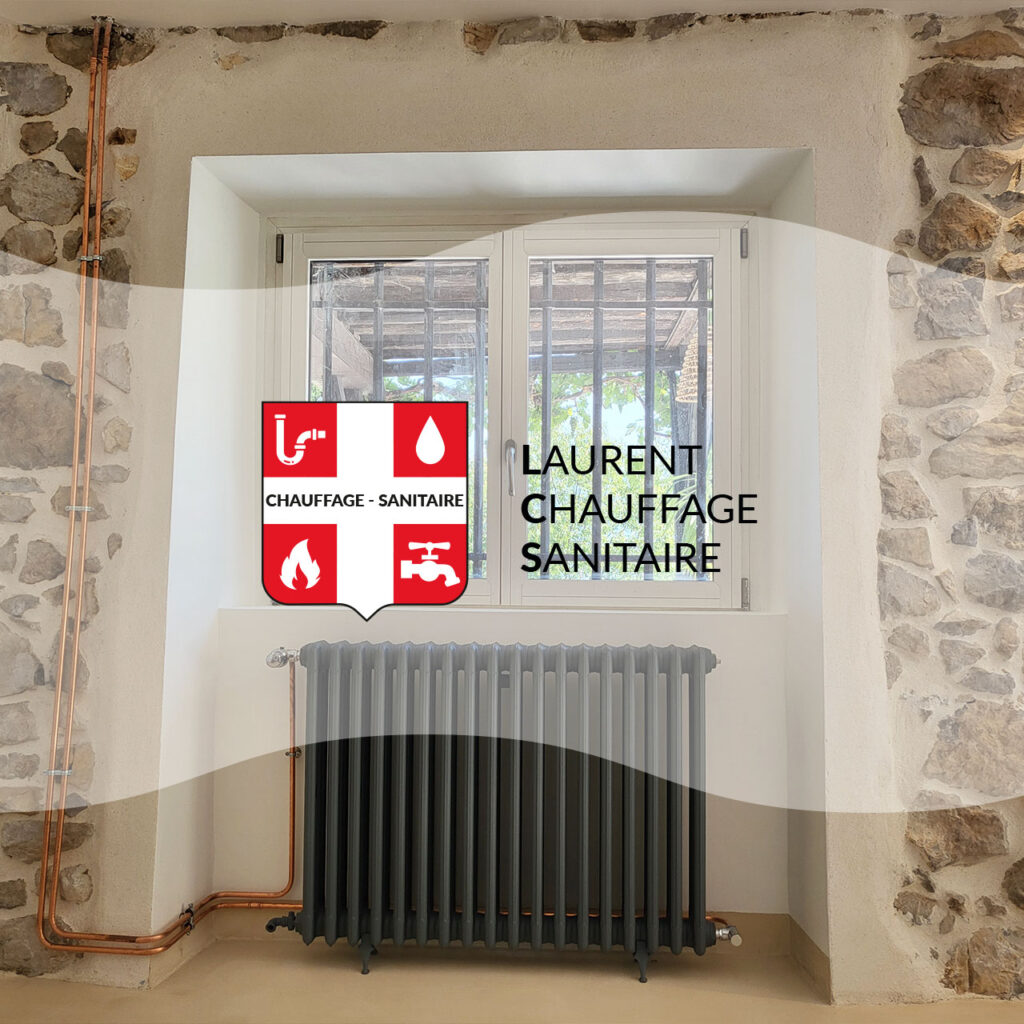 Création du site vitrine de Laurent Chauffage sanitaire par l'agence de communication Cola Com