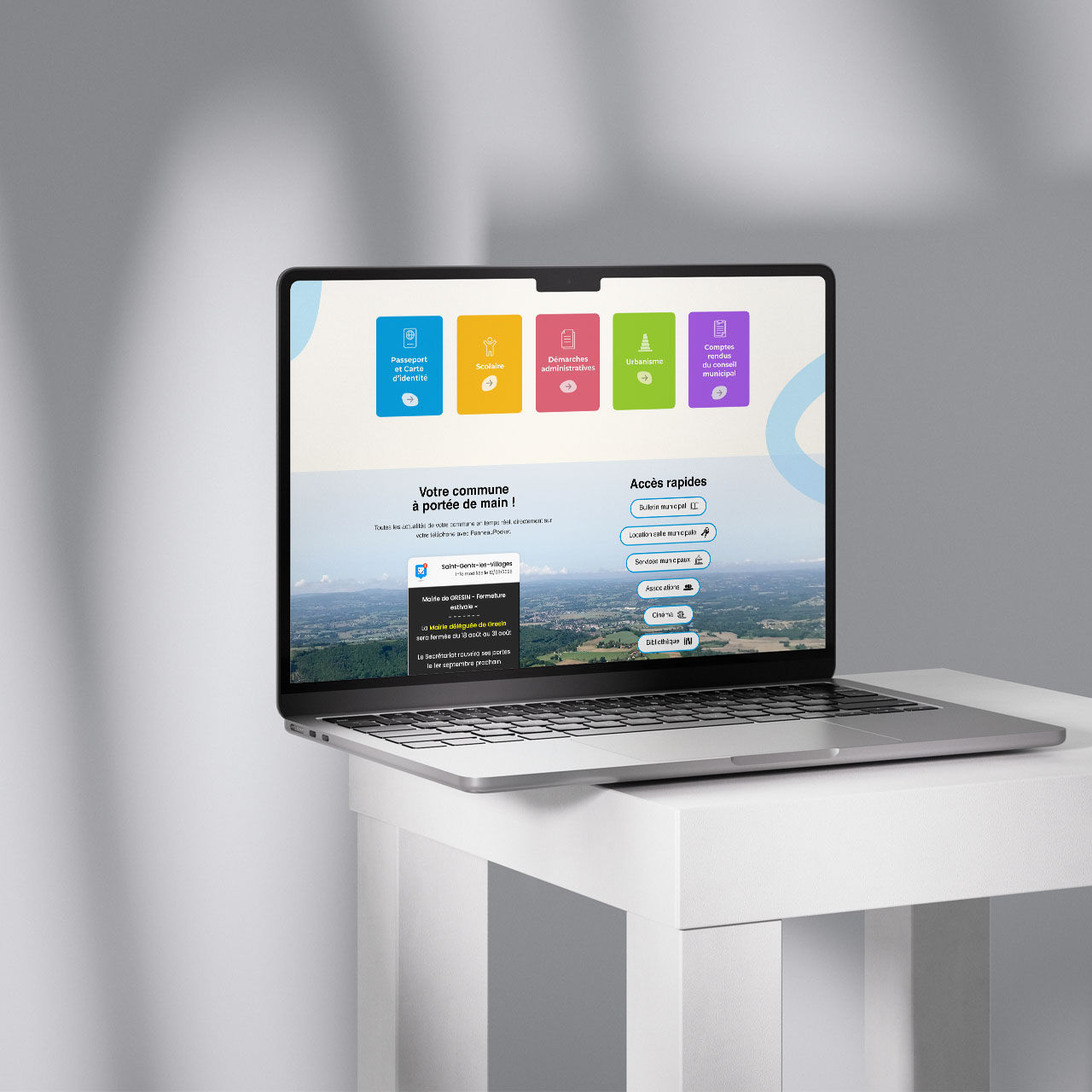 Création d’un site web municipal – Mairie de Saint-Genix-Les-Villages