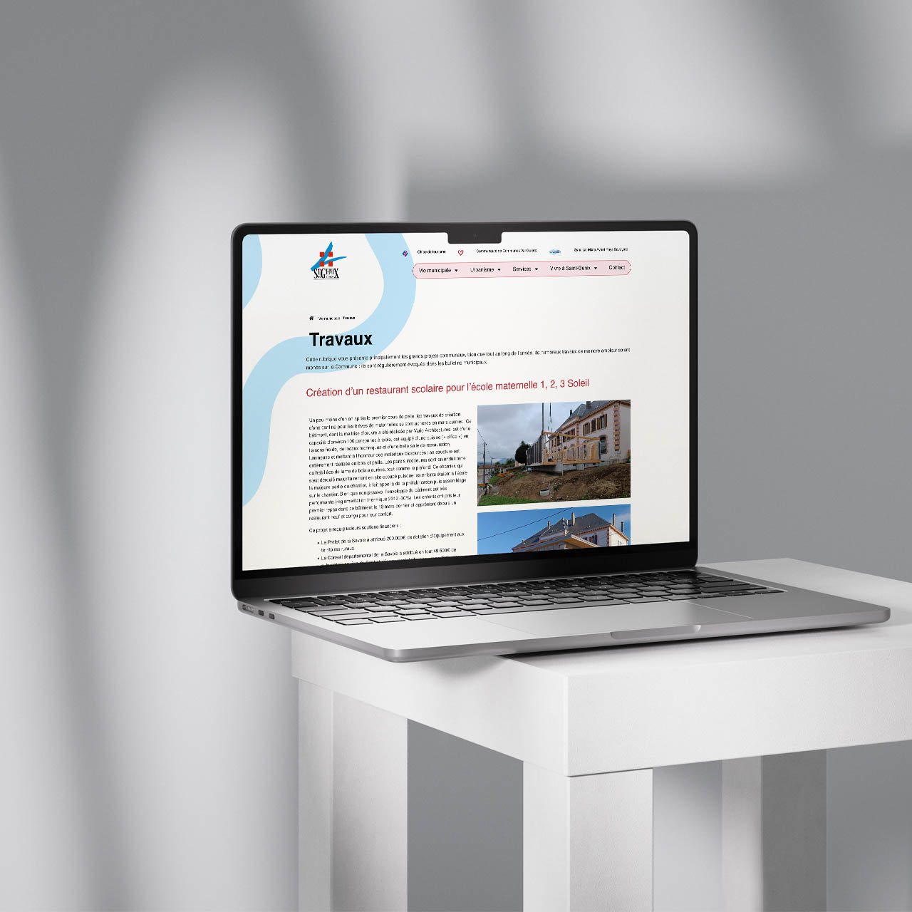 Modernisation digitale – Mairie de Saint-Genix-Les-Villages