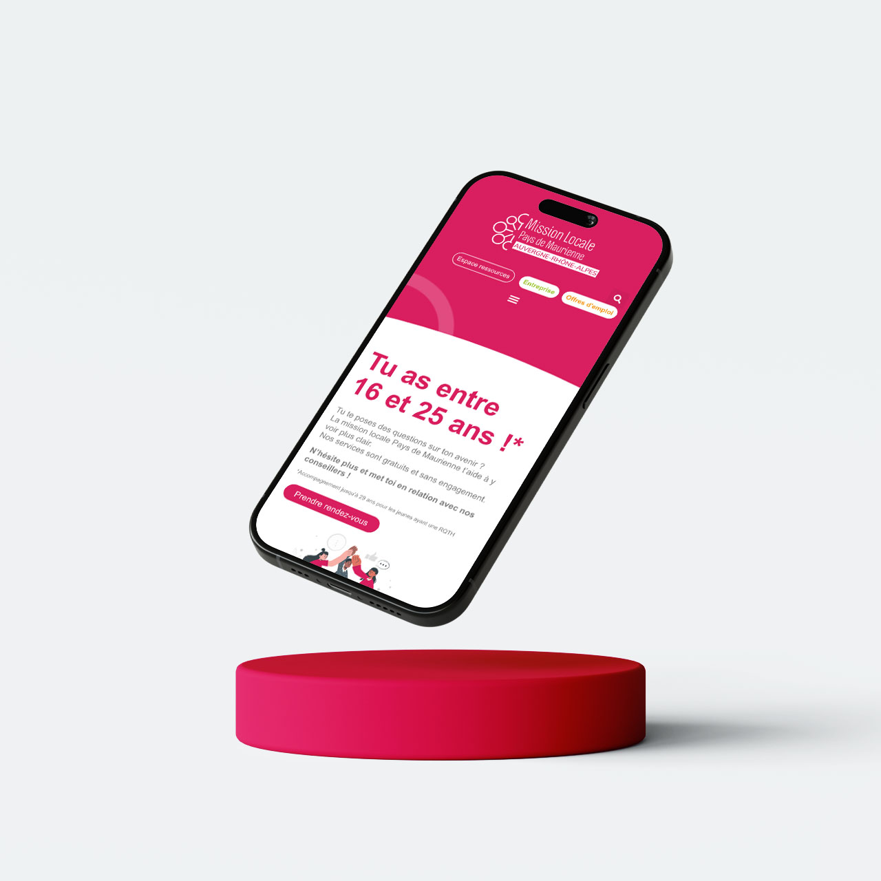 Site internet responsive – Mission Locale Jeunes Pays de Maurienne