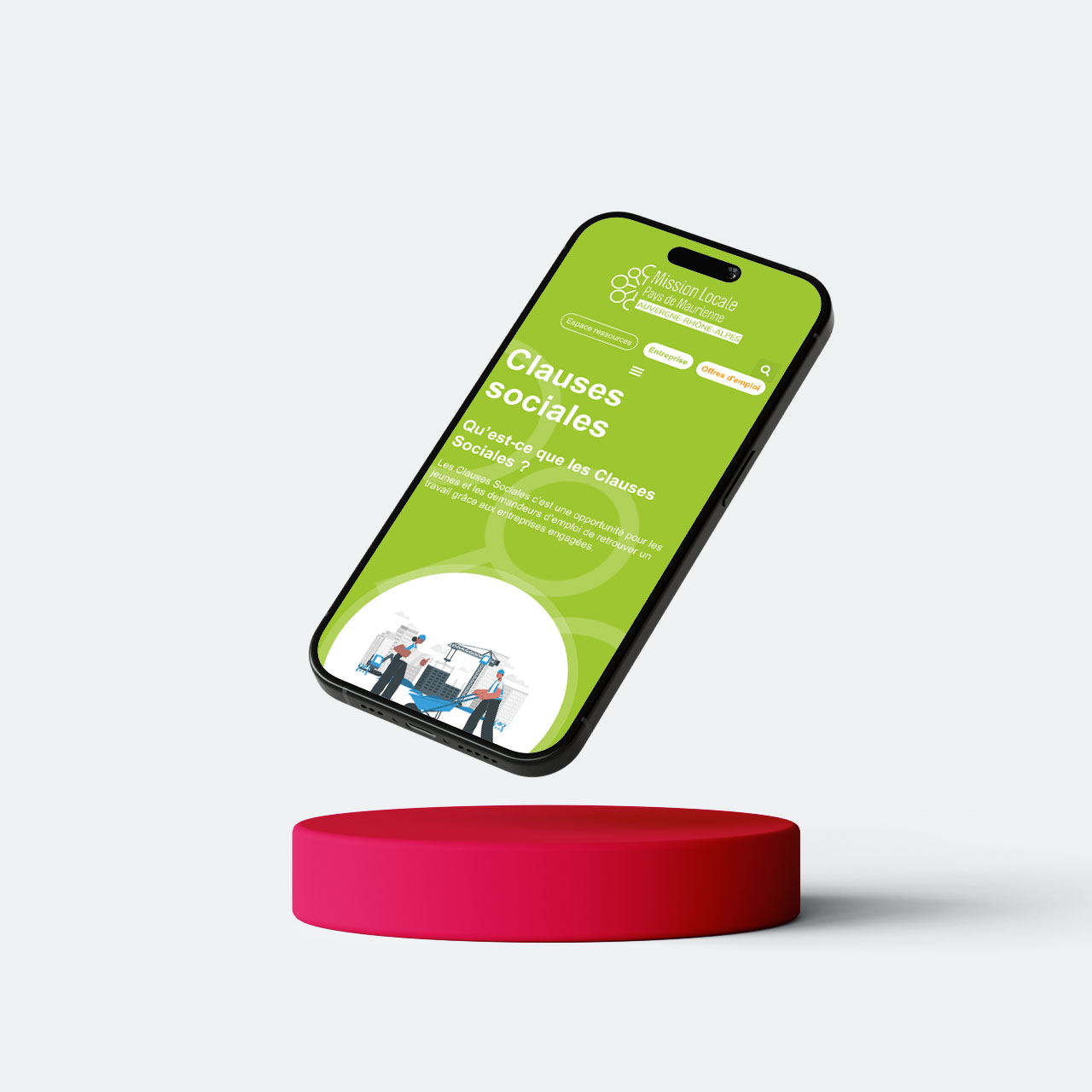 Développement web multi-supports – Mission Locale Jeunes Pays de Maurienne