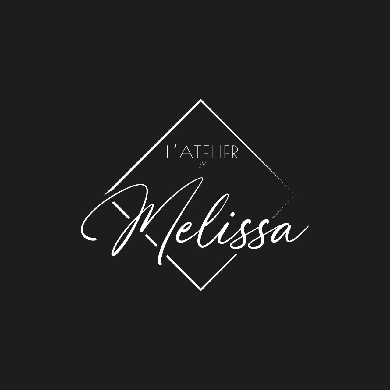 Logo & identité – L’Atelier by Mélissa