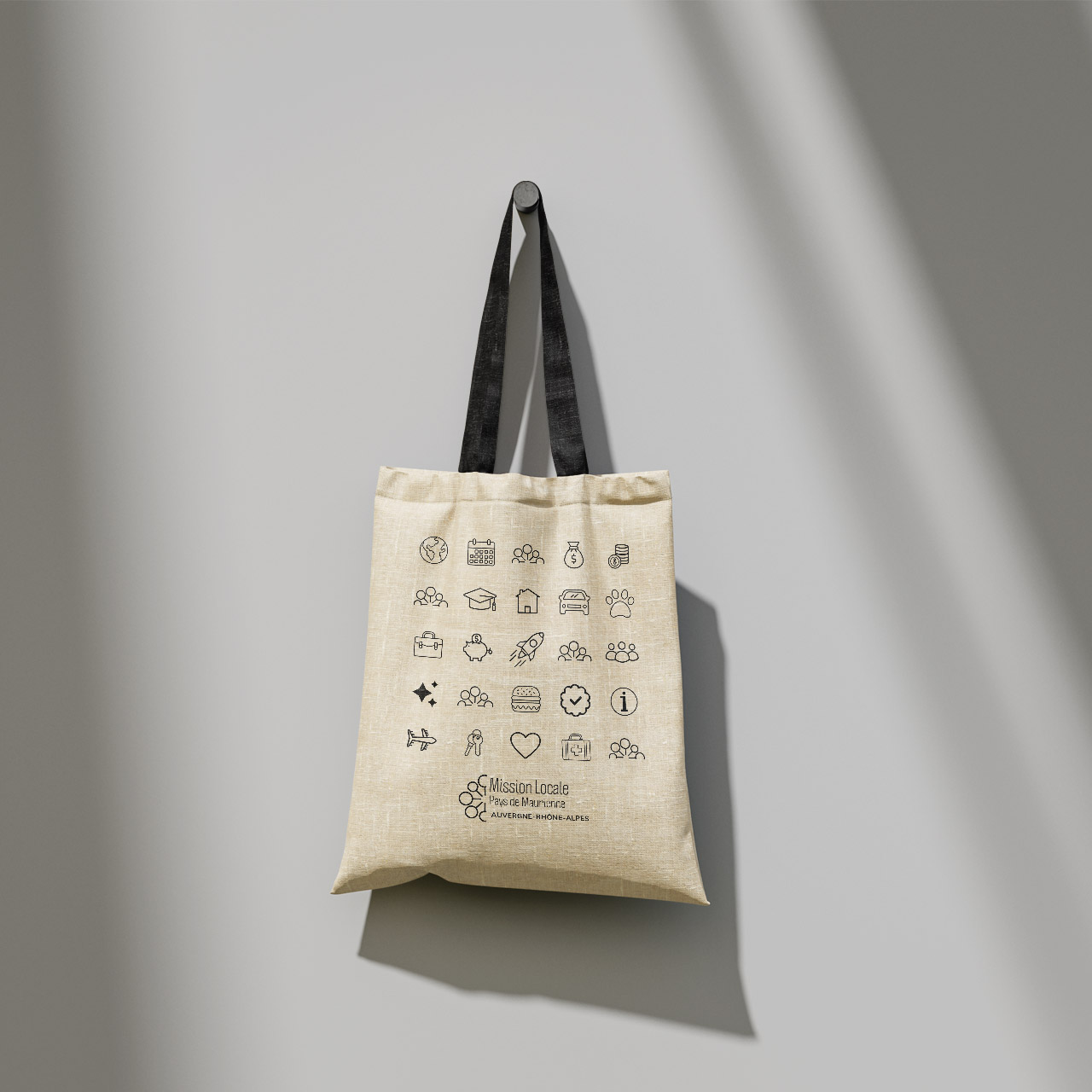 Support événementiel – Tote bags Mission Locale